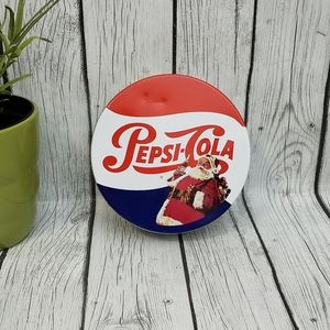 1999 Pepsi-Cola Bottle Cap Tin with Santa